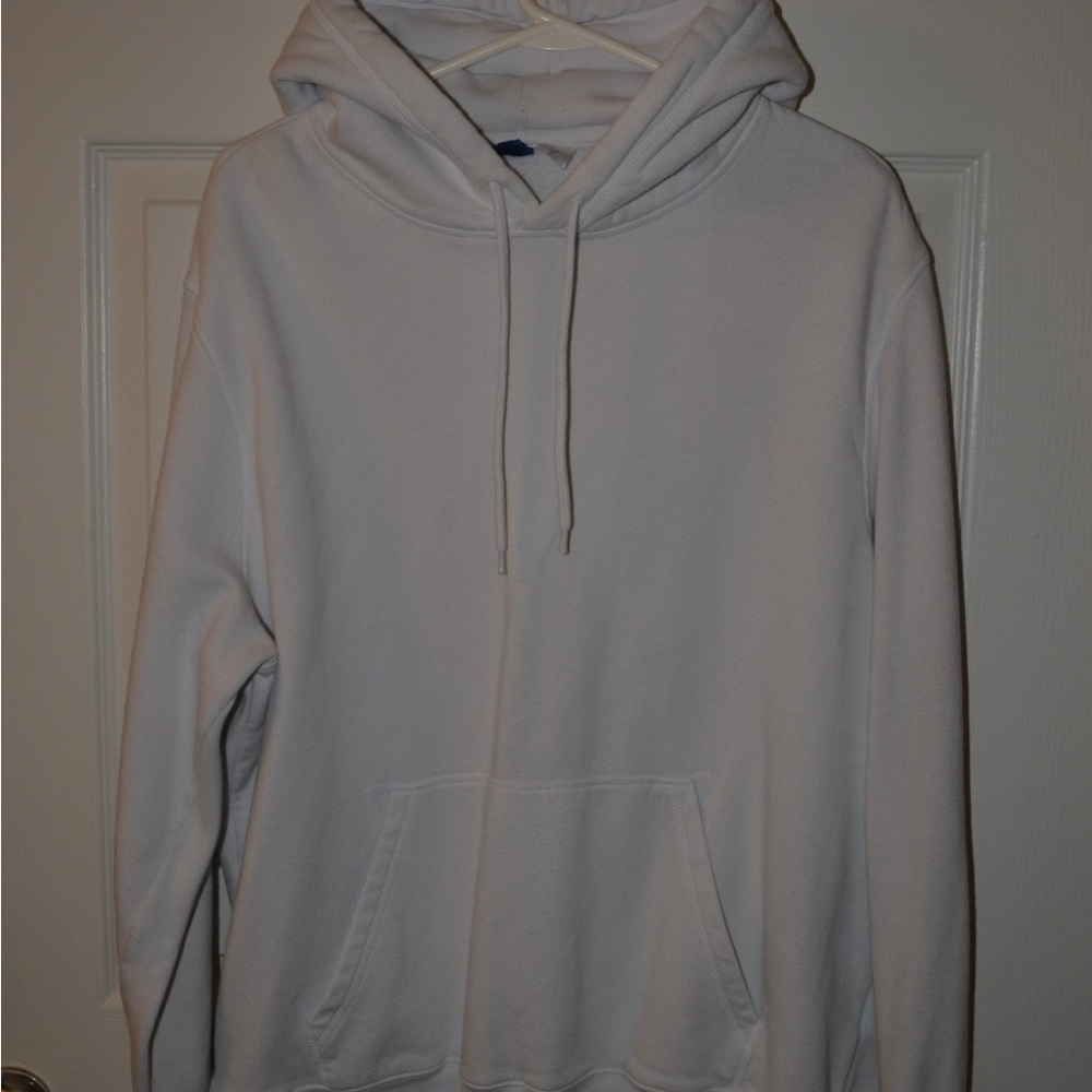 Men's White Hoodie